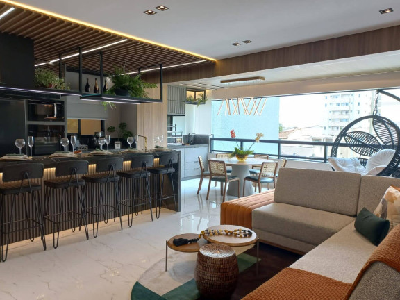 Apartamento com 3 Quartos à Venda, 112 m² em Jardim - Santo André