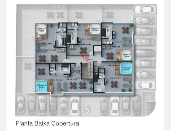 Imagem Cobertura com 2 Quartos à Venda, 70 m² em Bessa - João Pessoa Imagem Cobertura com 2 Quartos à Venda, 70 m² em Bessa - João Pessoa