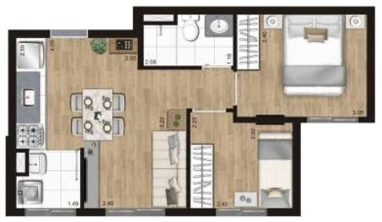 Imagem Apartamento com 2 Quartos à Venda, 36 m² em Freguesia Do ó - São Paulo Imagem Apartamento com 2 Quartos à Venda, 36 m² em Freguesia Do ó - São Paulo