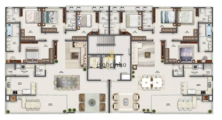 Apartamento com 4 Quartos à Venda, 185 m² em Centro - Itapema