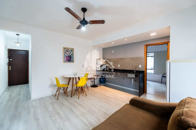 Imagem Apartamento com 1 Quarto à Venda, 53 m² em José Menino - Santos
