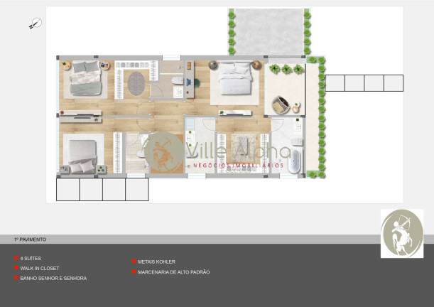 Imagem Casa com 4 Quartos à Venda, 450 m² em Embare - Santos Imagem Casa com 4 Quartos à Venda, 450 m² em Embare - Santos
