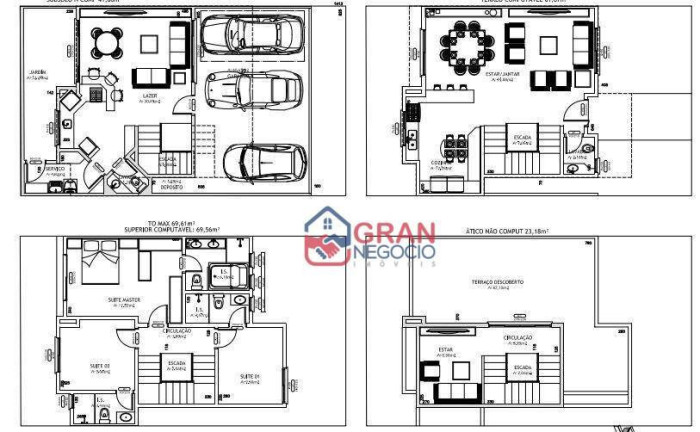 Imagem Sobrado com 3 Quartos à Venda, 319 m² em Mercês - Curitiba Imagem Sobrado com 3 Quartos à Venda, 319 m² em Mercês - Curitiba