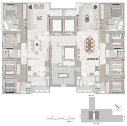 Apartamento com 4 Quartos à Venda, 152 m² em 2 Quadra Centro - Balneário Camboriú