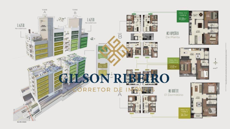 Imagem Apartamento com 2 Quartos à Venda, 54 m² em São Francisco De Assis - Camboriú