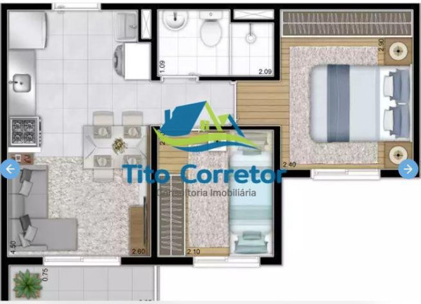 Imagem Apartamento com 2 Quartos à Venda, 35 m² em Vila Guilherme - São Paulo