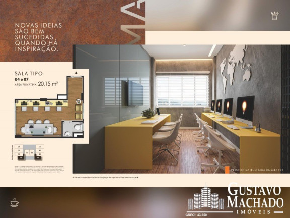 Imagem Sala Comercial à Venda, 20 m² em Aterrado - Volta Redonda