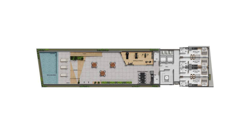 Imagem Apartamento com 1 Quarto à Venda, 18 m² em Jardim Oceania - João Pessoa