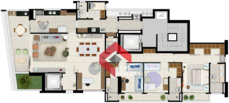 Imagem Apartamento com 4 Quartos à Venda, 202 m² em Meireles - Fortaleza