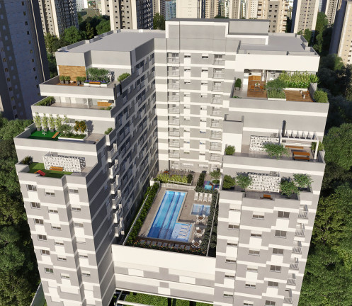 Imóvel com 2 Quartos à Venda, 49 m² em Morumbi - São Paulo