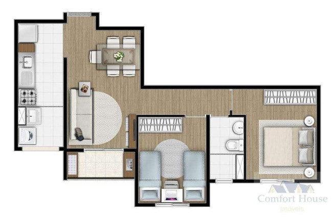 Imagem Casa com 2 Quartos à Venda, 48 m² em Parque Jaçatuba - Santo André Imagem Casa com 2 Quartos à Venda, 48 m² em Parque Jaçatuba - Santo André