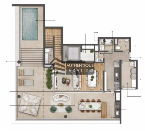 Imagem Apartamento com 1 Quarto à Venda, 46 m² em Moema - São Paulo Imagem Apartamento com 1 Quarto à Venda, 46 m² em Moema - São Paulo