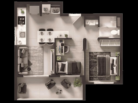 Imagem Imóvel com 2 Quartos à Venda, 40 m² em Morumbi - São Paulo Imagem Imóvel com 2 Quartos à Venda, 40 m² em Morumbi - São Paulo