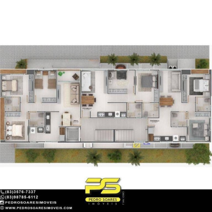Imagem Apartamento com 3 Quartos à Venda, 85 m² em Bancários - João Pessoa Imagem Apartamento com 3 Quartos à Venda, 85 m² em Bancários - João Pessoa