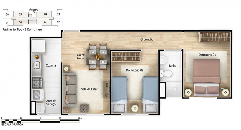 Imagem Apartamento com 1 Quarto à Venda, 41 m² em Jardim Gilda Maria - São Paulo Imagem Apartamento com 1 Quarto à Venda, 41 m² em Jardim Gilda Maria - São Paulo