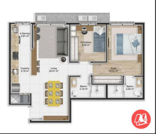 Imagem Apartamento com 2 Quartos à Venda, 76 m² em Petrópolis - Porto Alegre