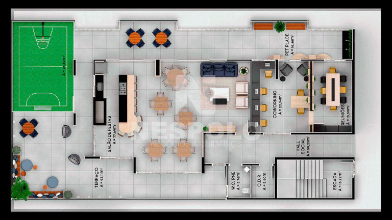 Imagem Apartamento com 1 Quarto à Venda, 64 m² em Presidente Médici - Chapeco Imagem Apartamento com 1 Quarto à Venda, 64 m² em Presidente Médici - Chapeco