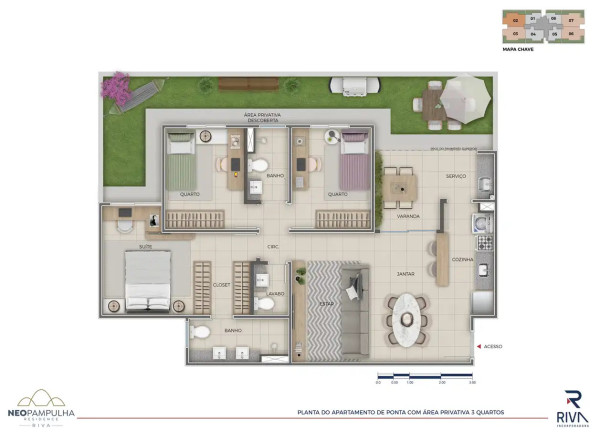 Imagem Apartamento com 2 Quartos à Venda, 54 m² Imagem Apartamento com 2 Quartos à Venda, 54 m²