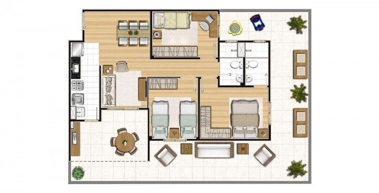Imagem Apartamento com 2 Quartos à Venda, 61 m² em Taquaral - Campinas
