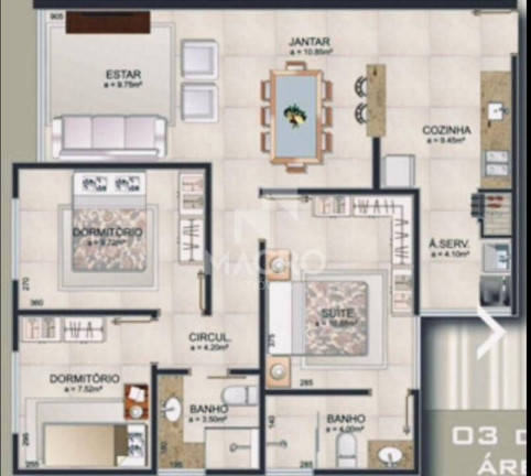 Imagem Apartamento com 3 Quartos à Venda, 83 m² em Rau - Jaraguá Do Sul Imagem Apartamento com 3 Quartos à Venda, 83 m² em Rau - Jaraguá Do Sul