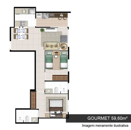 Imagem Apartamento com 2 Quartos à Venda, 58 m² em Picanço - Guarulhos Imagem Apartamento com 2 Quartos à Venda, 58 m² em Picanço - Guarulhos