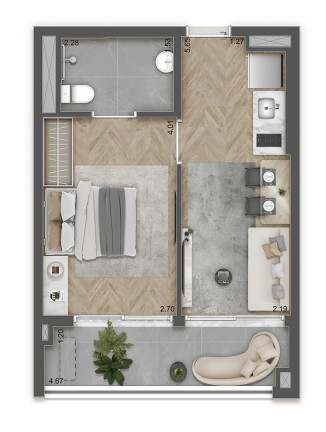 Imagem Apartamento com 2 Quartos à Venda, 65 m² em Butantã - São Paulo
