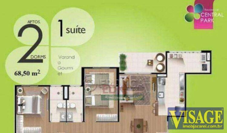 Imagem Apartamento com 2 Quartos à Venda, em Centro - Jacareí Imagem Apartamento com 2 Quartos à Venda, em Centro - Jacareí