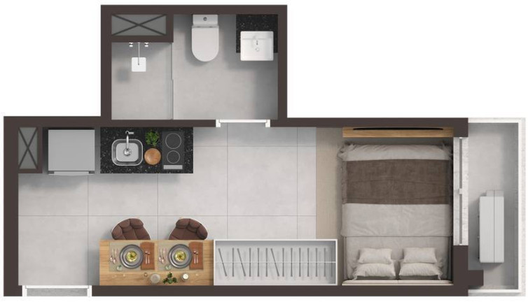 Imagem Imóvel com 1 Quarto à Venda, 18 m² em Vila Ipojuca - São Paulo Imagem Imóvel com 1 Quarto à Venda, 18 m² em Vila Ipojuca - São Paulo