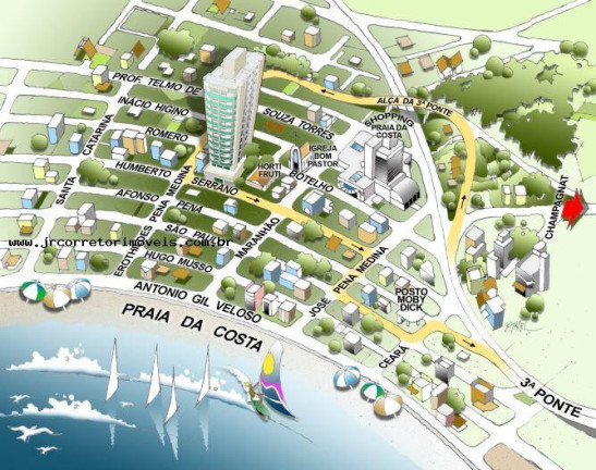 Imagem Imóvel com 3 Quartos à Venda, em Praia Da Costa - Vila Velha Imagem Imóvel com 3 Quartos à Venda, em Praia Da Costa - Vila Velha