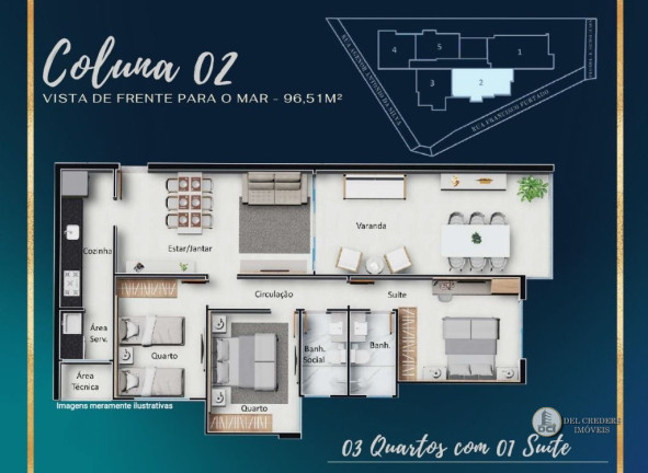 Imagem Apartamento com 2 Quartos à Venda, 67 m² em Muquiçaba - Guarapari Imagem Apartamento com 2 Quartos à Venda, 67 m² em Muquiçaba - Guarapari