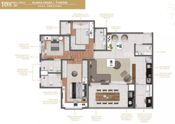 Imagem Apartamento com 3 Quartos à Venda, 108 m² em Santo Amaro - São Paulo Imagem Apartamento com 3 Quartos à Venda, 108 m² em Santo Amaro - São Paulo