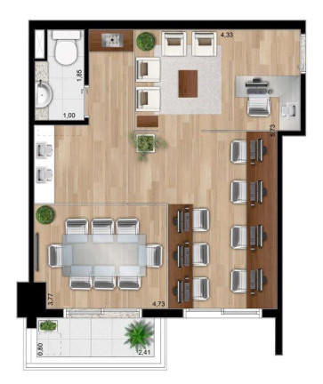 Imagem Sala Comercial à Venda, 34 m² em Chácara Santo Antônio (zona Sul) - São Paulo