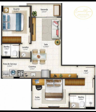 Imagem Apartamento com 1 Quarto à Venda, 40 m² em Mata Da Praia - Vitória Imagem Apartamento com 1 Quarto à Venda, 40 m² em Mata Da Praia - Vitória