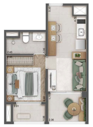 Imagem Imóvel com 1 Quarto à Venda, 26 m² em Jardim Das Acácias - São Paulo Imagem Imóvel com 1 Quarto à Venda, 26 m² em Jardim Das Acácias - São Paulo