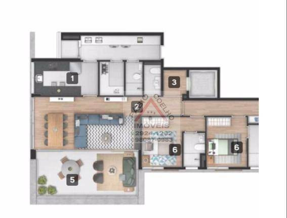 Imagem Apartamento com 3 Quartos à Venda, 160 m² em Campo Belo - São Paulo Imagem Apartamento com 3 Quartos à Venda, 160 m² em Campo Belo - São Paulo