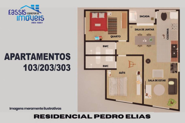 Imagem Apartamento com 3 Quartos à Venda, 65 m² em Centro - Pinhais Imagem Apartamento com 3 Quartos à Venda, 65 m² em Centro - Pinhais