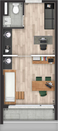 Imagem Studio com 1 Quarto à Venda, 25 m² em Vila Mariana - São Paulo Imagem Studio com 1 Quarto à Venda, 25 m² em Vila Mariana - São Paulo