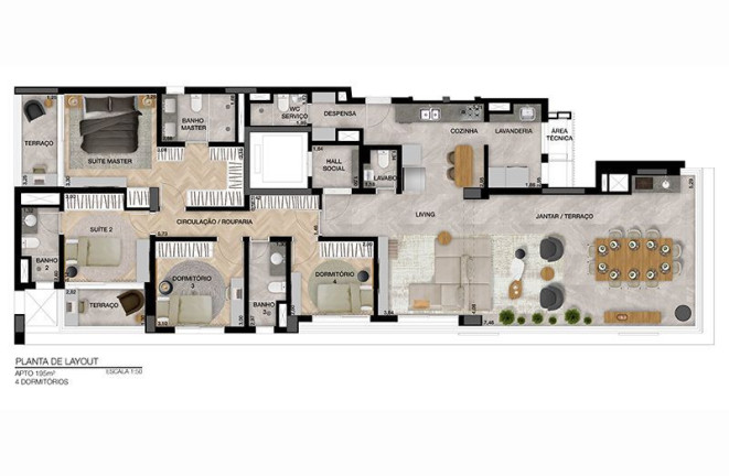 Imagem Apartamento com 4 Quartos à Venda, 195 m² em Mooca - São Paulo Imagem Apartamento com 4 Quartos à Venda, 195 m² em Mooca - São Paulo