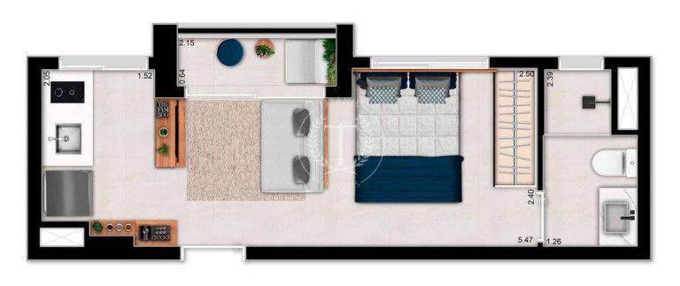 Imagem Apartamento com 1 Quarto à Venda, 27 m² em Santa Cecília - São Paulo Imagem Apartamento com 1 Quarto à Venda, 27 m² em Santa Cecília - São Paulo