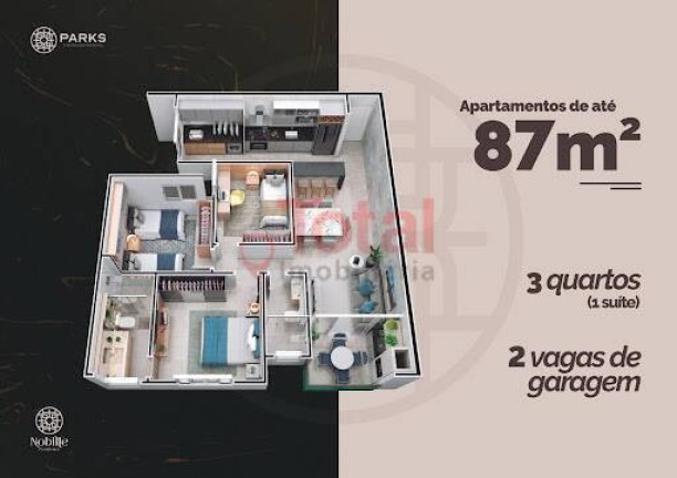 Imagem Apartamento com 3 Quartos à Venda, 84 m² em Cidade Nobre - Ipatinga Imagem Apartamento com 3 Quartos à Venda, 84 m² em Cidade Nobre - Ipatinga