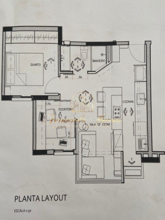 Imagem Imóvel com 2 Quartos à Venda, 38 m² em Campestre - Santo André