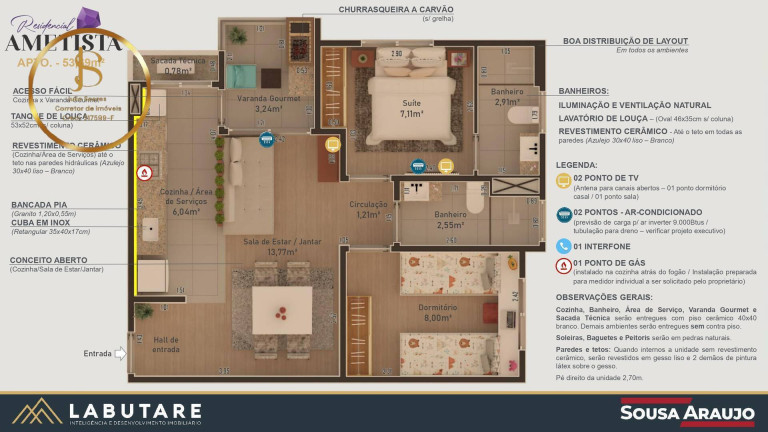 Imagem Apartamento com 2 Quartos à Venda,  em Jardim Nova Esperança Ii - Sumaré