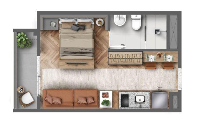 Imagem Imóvel com 1 Quarto à Venda, 25 m² em Pinheiros - São Paulo Imagem Imóvel com 1 Quarto à Venda, 25 m² em Pinheiros - São Paulo