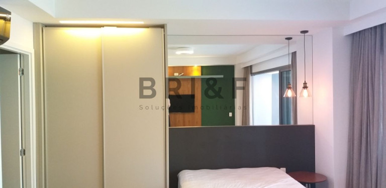 Imagem Apartamento com 1 Quarto para Alugar, 43 m² em Brooklin - São Paulo Imagem Apartamento com 1 Quarto para Alugar, 43 m² em Brooklin - São Paulo