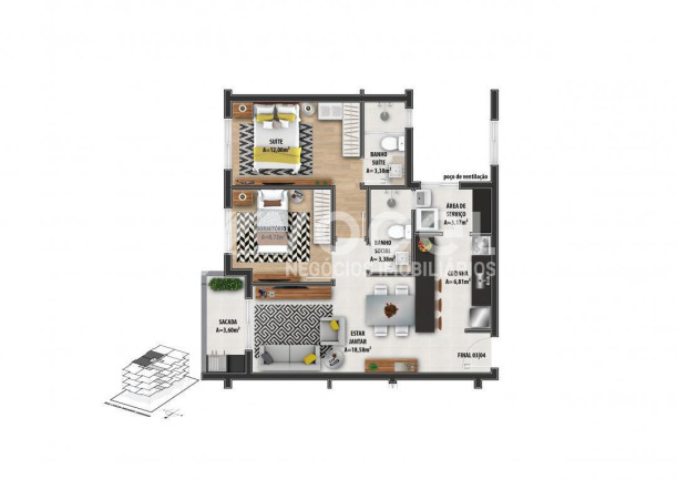 Imagem Apartamento com 2 Quartos à Venda, 85 m² em Rio Branco - Novo Hamburgo
