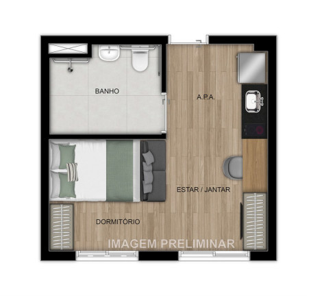Imagem Imóvel com 1 Quarto à Venda, 25 m² em Penha - São Paulo Imagem Imóvel com 1 Quarto à Venda, 25 m² em Penha - São Paulo