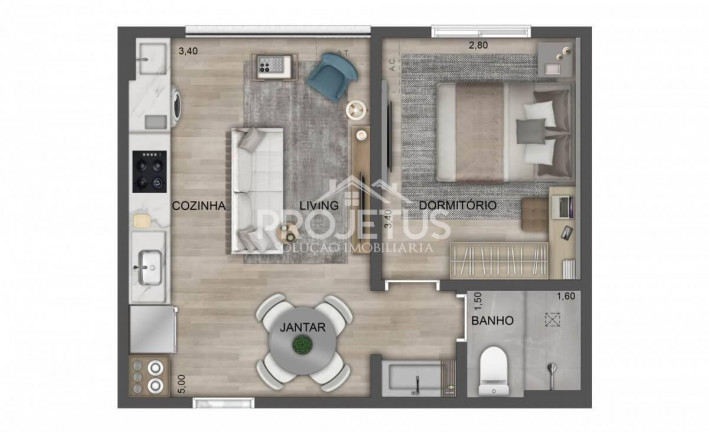 Imagem Apartamento com 3 Quartos à Venda, 35 m² em Instituto De Previdência - São Paulo Imagem Apartamento com 3 Quartos à Venda, 35 m² em Instituto De Previdência - São Paulo