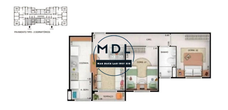 Imagem Apartamento com 2 Quartos à Venda, 47 m² em Cidade Ocian - Praia Grande Imagem Apartamento com 2 Quartos à Venda, 47 m² em Cidade Ocian - Praia Grande