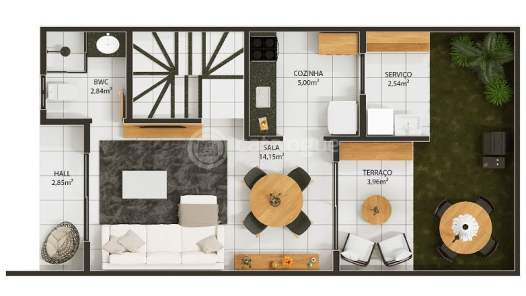Imagem Casa com 3 Quartos à Venda, 76 m² em Parque Das árvores - Parnamirim