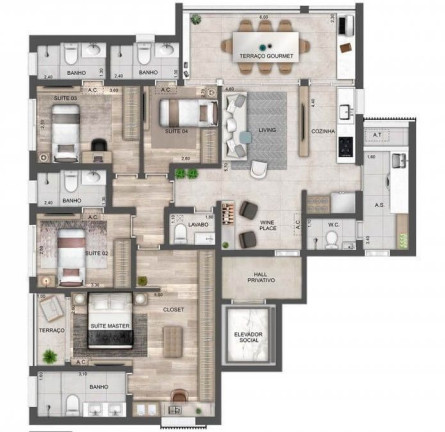 Imagem Apartamento com 2 Quartos à Venda, 88 m² em Perdizes - São Paulo Imagem Apartamento com 2 Quartos à Venda, 88 m² em Perdizes - São Paulo